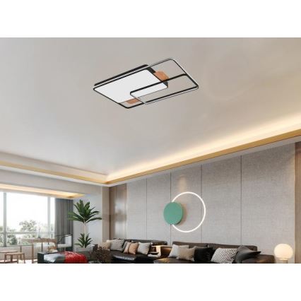 LED dimbare plafondlamp LED/280W/230V 3000-6500K + afstandsbediening