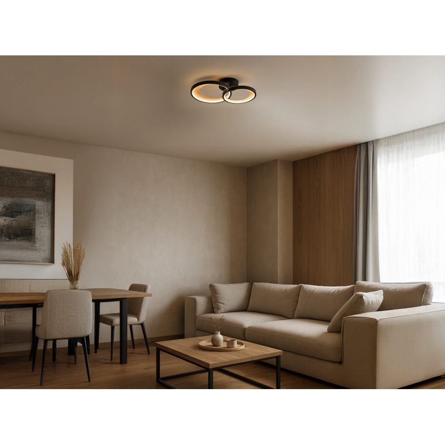 LED dimbare plafondlamp LED/35W/230V 3000-6500K + afstandsbediening