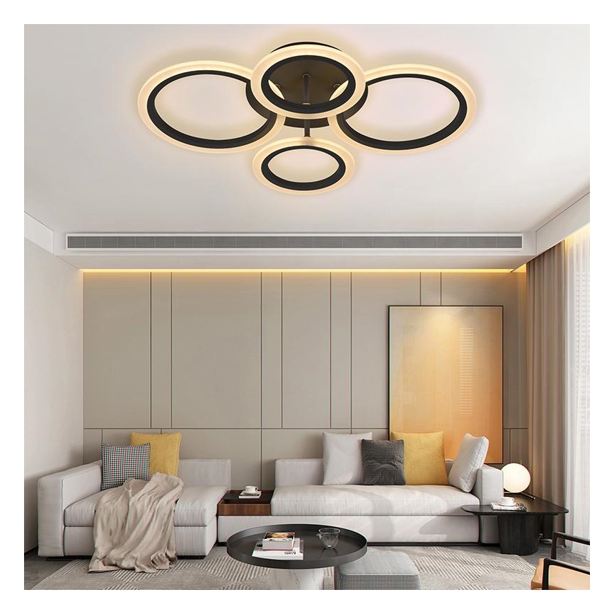 LED Dimbare Opbouwlamp LED/50W/230V 3000-6500K + afstandsbediening
