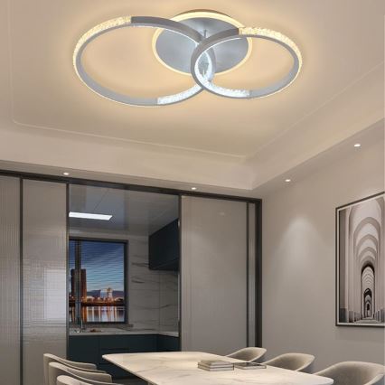 LED Dimbare Opbouwlamp LED/55W/230V 3000-6500K + afstandsbediening