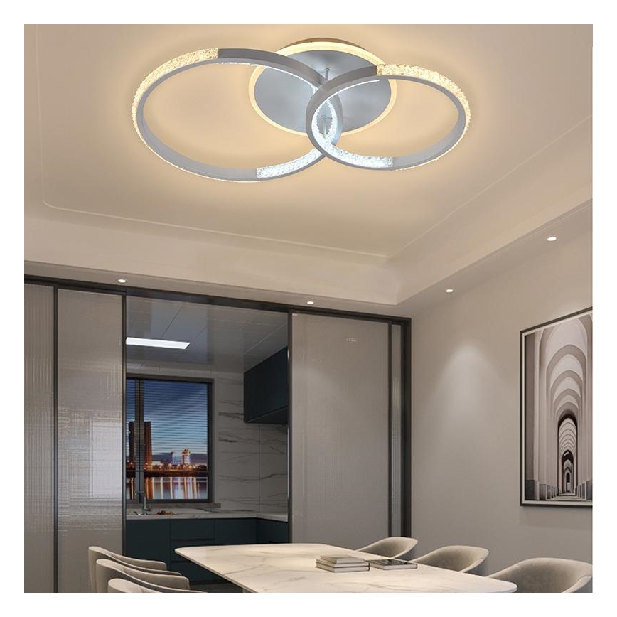 LED Dimbare Opbouwlamp LED/55W/230V 3000-6500K + afstandsbediening