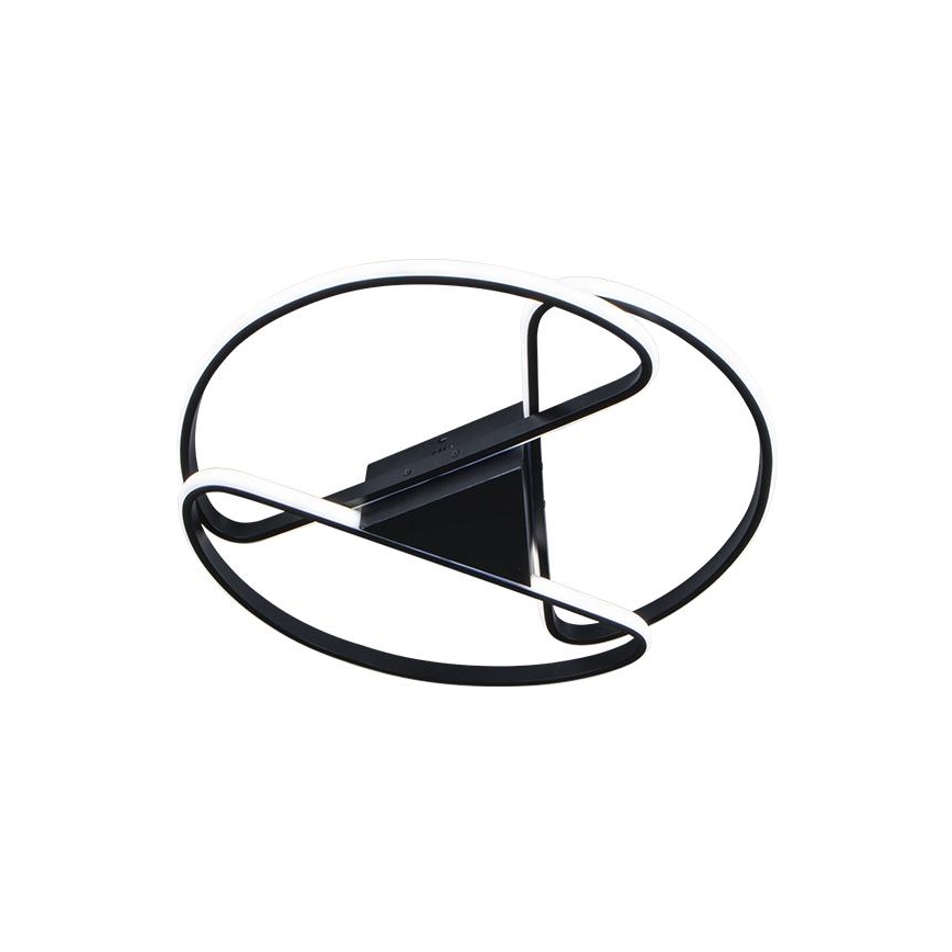 LED Dimbaar Plafondlamp LED/75W/230V 3000-6500K zwart + afstandsbediening