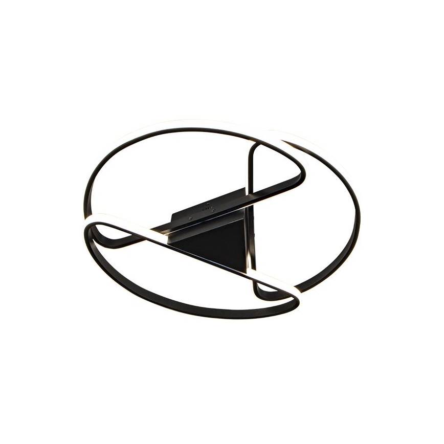 LED Dimbaar Plafondlamp LED/75W/230V 3000-6500K zwart + afstandsbediening