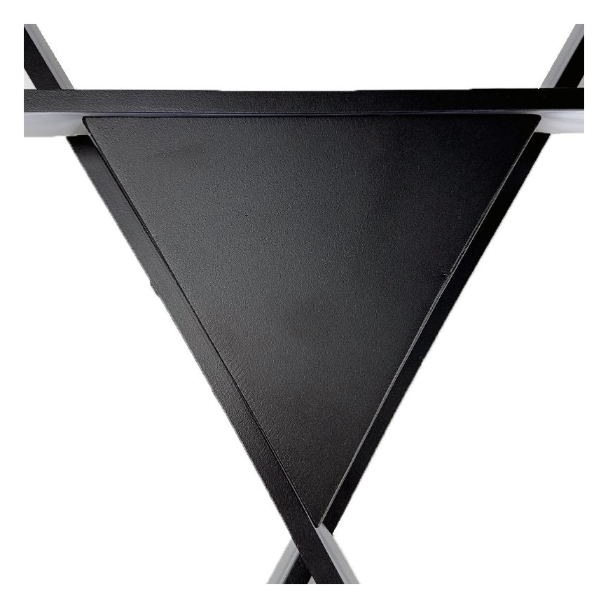 LED Dimbaar Plafondlamp LED/75W/230V 3000-6500K zwart + afstandsbediening