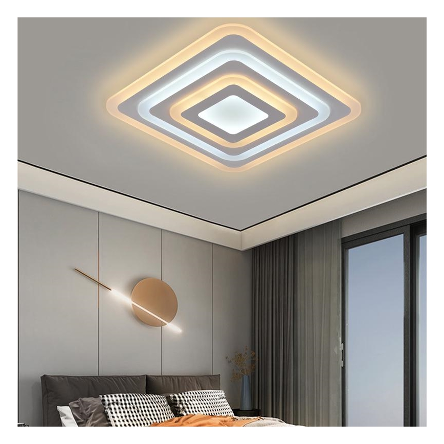 LED Dimbare plafondlamp LED/80W/230V 3000-6500K + afstandsbediening