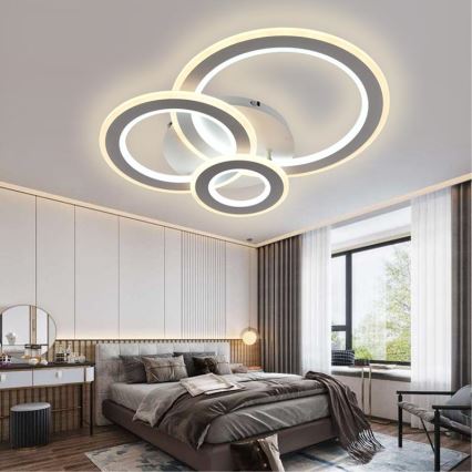 LED Dimbare Opbouwlamp LED/90W/230V 3000-6500K + afstandsbediening