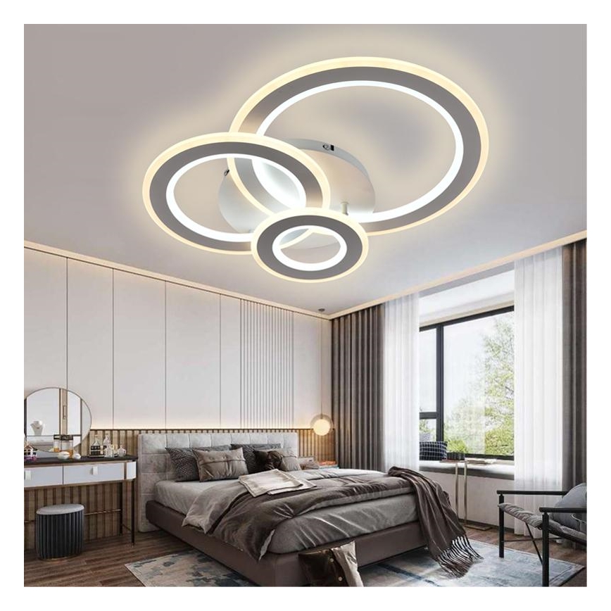 LED Dimbare Opbouwlamp LED/90W/230V 3000-6500K + afstandsbediening
