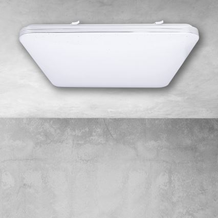 LED Dimbaar plafondlamp PALERMO LED/72W/230V + afstandsbediening