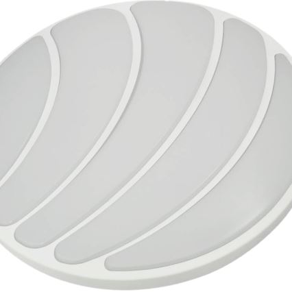 LED Dimbare plafondlamp SHELL WIT LED/40W/230V + afstandsbediening