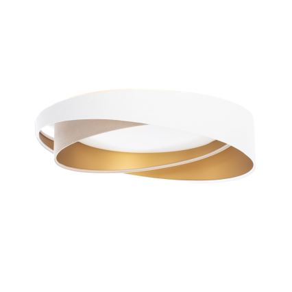 Dimbare LED-plafondlamp SMART GALAXY MODERN LED/24W/230V 3000-6500K Ø 55 cm wit/beige/goud + afstandsbediening