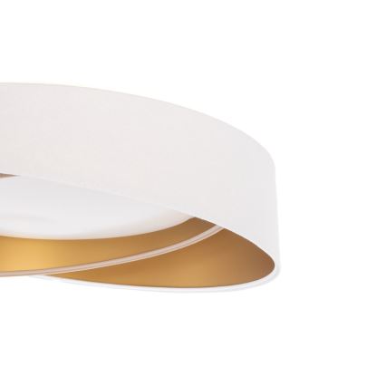 Dimbare LED-plafondlamp SMART GALAXY MODERN LED/24W/230V 3000-6500K Ø 55 cm wit/beige/goud + afstandsbediening