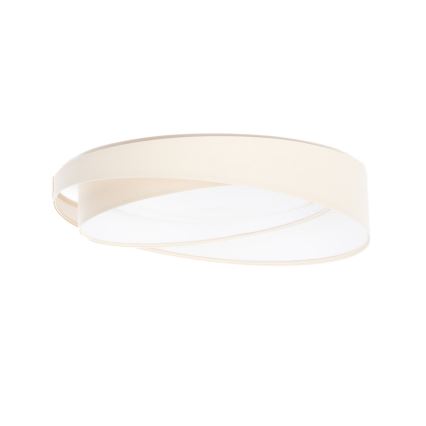 Dimbare LED-plafondlamp SMART GALAXY MODERN LED/24W/230V 3000-6500K Ø 55 cm crème/wit + afstandsbediening