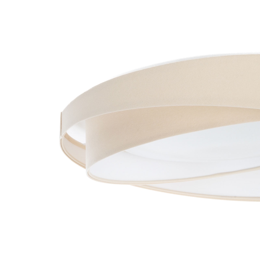 Dimbare LED-plafondlamp SMART GALAXY MODERN LED/24W/230V 3000-6500K Ø 55 cm crème/wit + afstandsbediening