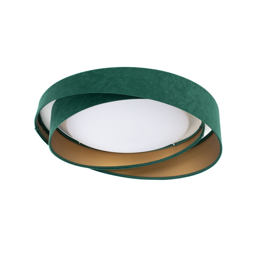 Dimbare plafondlamp SMART GALAXY MODERN LED/24W/230V 3000-6500K Ø 55 cm groen/goud + afstandsbediening