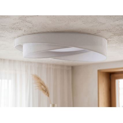 Dimbare LED-plafondlamp SMART GALAXY MODERN LED/24W/230V 3000-6500K Ø 55 cm wit + afstandsbediening
