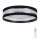 LED dimbare plafondlamp SMART CORAL LED/24W/230V zwart/zilver + afstandsbediening