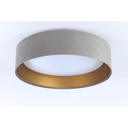 LED Dimbaar plafondlamp SMART GALAXY LED/24W/230V Ø 44 cm grijs/goud 3000-6500K + afstandsbediening