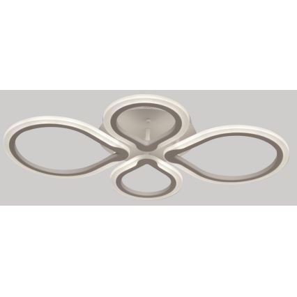 LED Dimbaar plafondlamp TRIESTE 1xLED/52W/230V + afstandsbediening