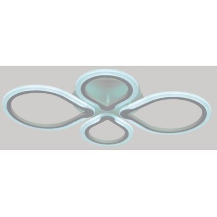 LED Dimbaar plafondlamp TRIESTE 1xLED/52W/230V + afstandsbediening