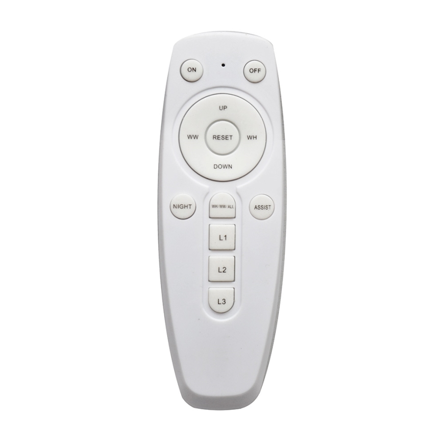 LED Dimbaar plafondlamp TRIESTE 1xLED/52W/230V + afstandsbediening