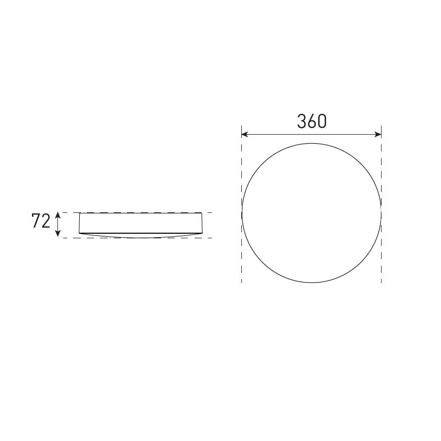 LED Dimbaar Badkamer Plafondlamp VARIO LUMO LED/13/18W/230V 3000/4000/5700K Ø 36 cm IP44 wit