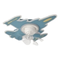 LED-dimbare plafondlamp voor kinderen met ventilator LED/63W/230V 3000/4000/6000K 68x57 cm blauw + afstandsbediening