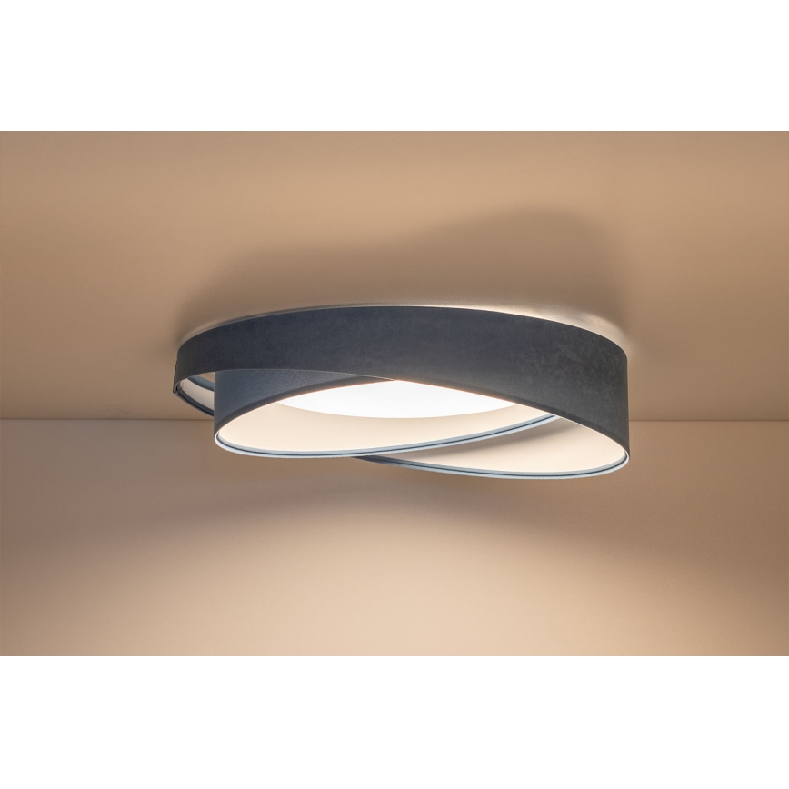 Dimbare LED-plafondlamp SMART GALAXY MODERN LED/24W/230V 3000–6500K Ø 55 cm blauw + afstandsbediening