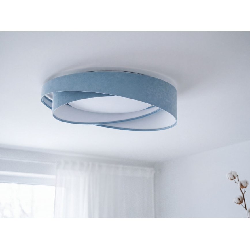 Dimbare LED-plafondlamp SMART GALAXY MODERN LED/24W/230V 3000–6500K Ø 55 cm blauw + afstandsbediening
