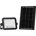 LED dimbare schijnwerper op zonne-energie LED/50W/3,2V 2000-8000K IP65 3800 mAh zwart + afstandsbediening