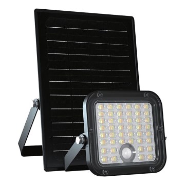 LED dimbare solarspot met sensor LED/10W/3,7V 4000/6000K IP65 3600 mAh + afstandsbediening