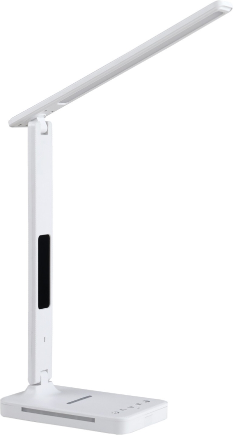 LED dimbare tafel lamp met draadloos opladen QI, scherm en USB-poort LED/7W/230V 3000-6000K wit