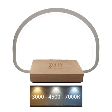 LED Dimbare touch tafellamp met draadloos opladen LED/10W/5V 3000/4500/7000K