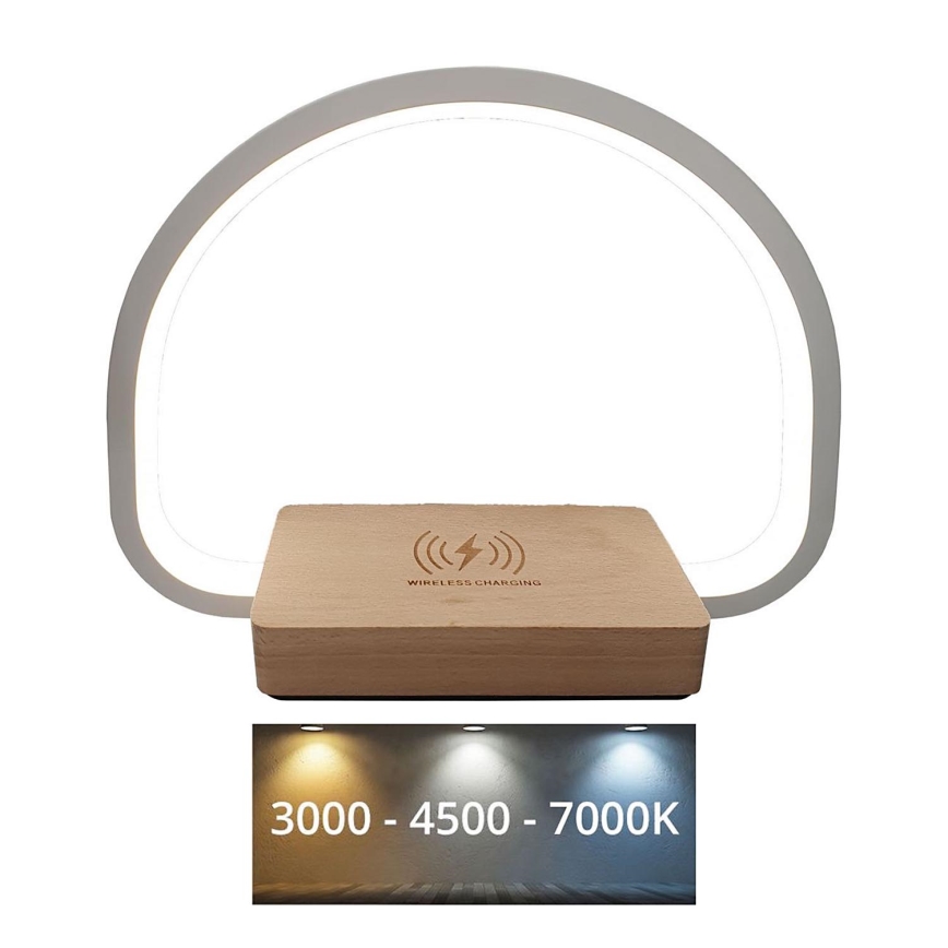 LED Dimbare touch tafellamp met draadloos opladen LED/10W/5V 3000/4500/7000K