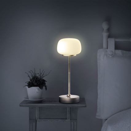 LED Dimbare Touch Tafellamp RIMINI LED/2W/5V USB 2000 mAh goud/wit