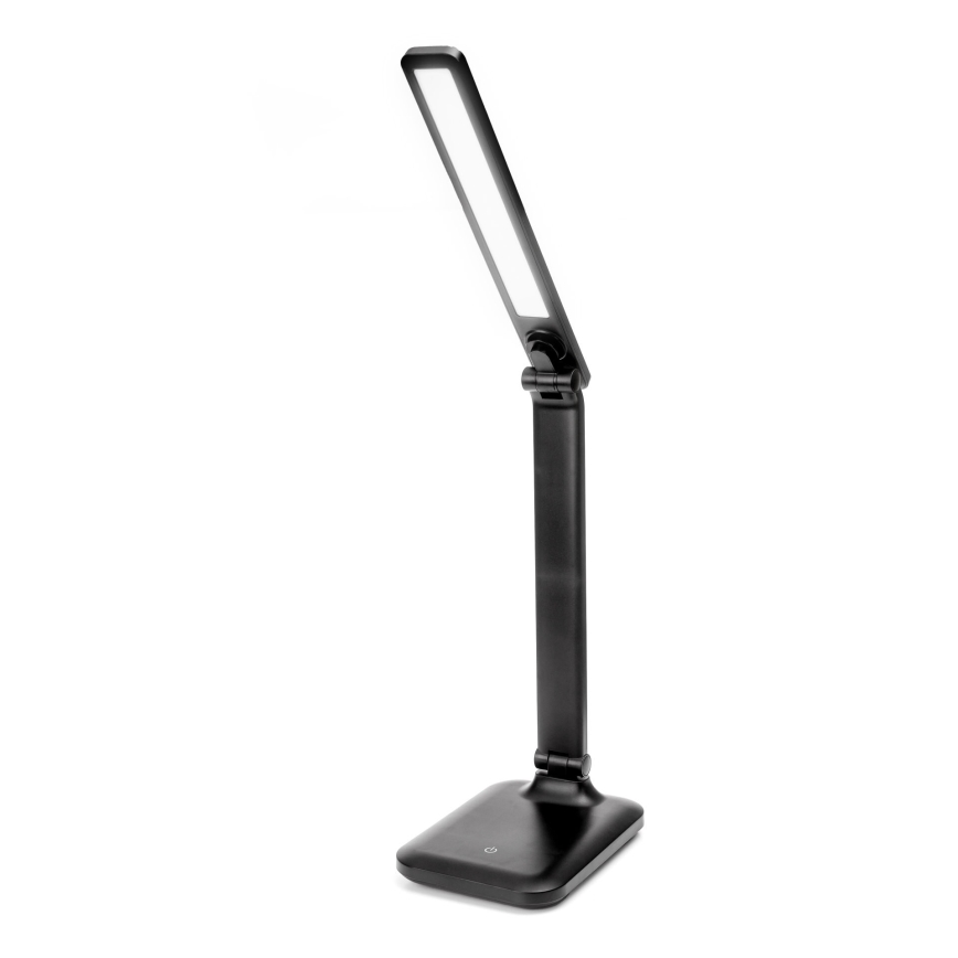 LED Dimbare touch tafellamp met draadloos opladen en USB-poort REMUS LED/5W/230V zwart