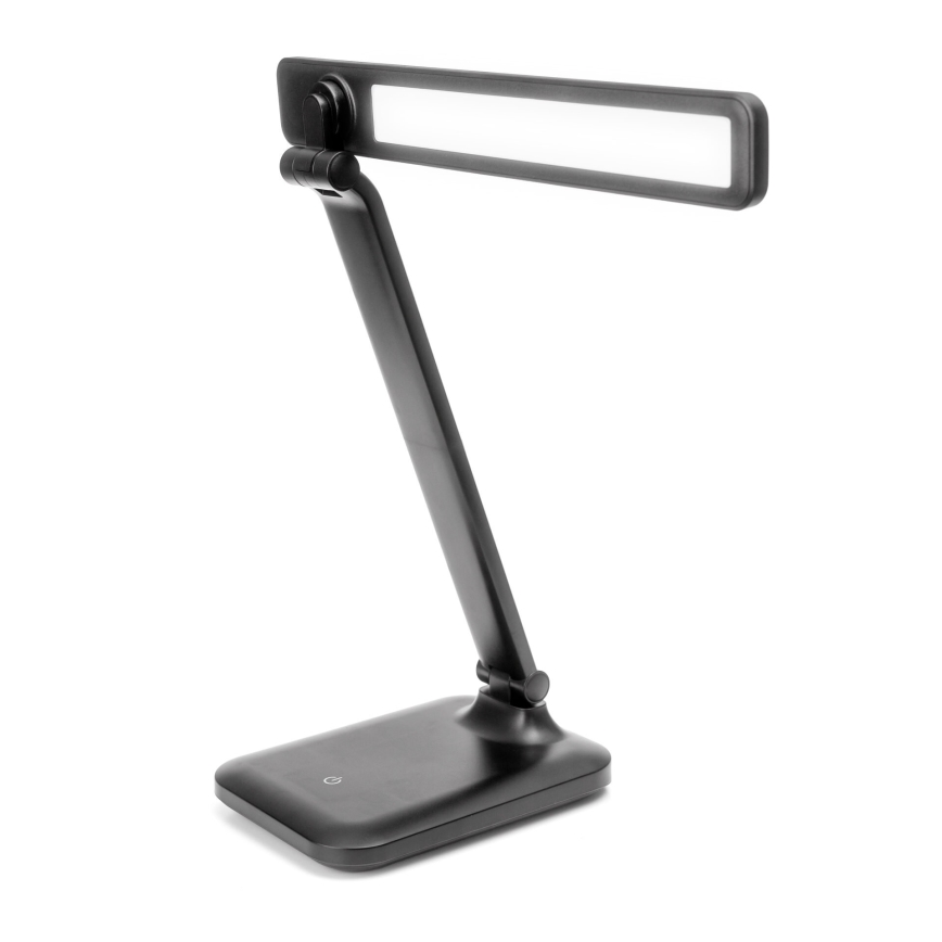 LED Dimbare touch tafellamp met draadloos opladen en USB-poort REMUS LED/5W/230V zwart