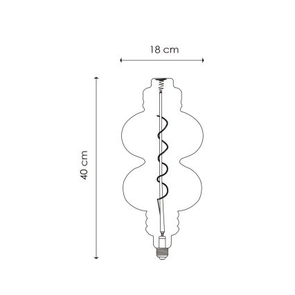 Dimbare LED-lamp VINTAGE EDISON E27/4W/230V 2200K CRI 90
