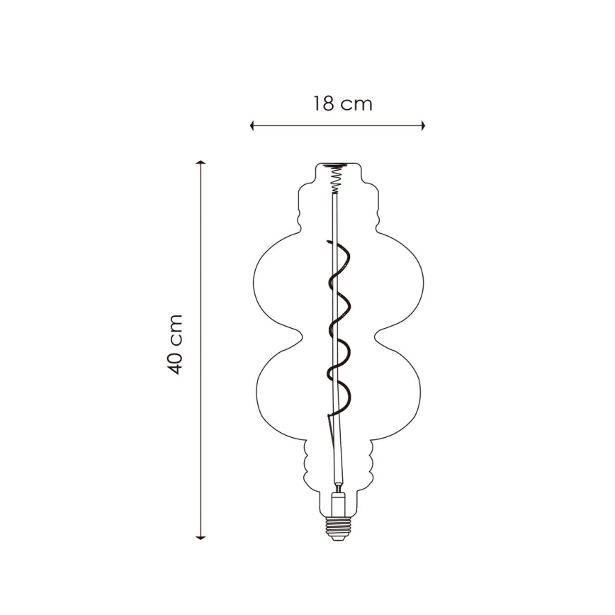 Dimbare LED-lamp VINTAGE EDISON E27/4W/230V 2200K CRI 90