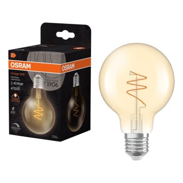 LED dimbare vintage filamentlamp E27/4,9W/230V 2200K CRI 90 - Osram