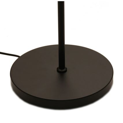 LED dimbare vloerlamp NORA LED/25W/230V 2200/3000/4000K + LED/5W 3000K zwart + afstandsbediening