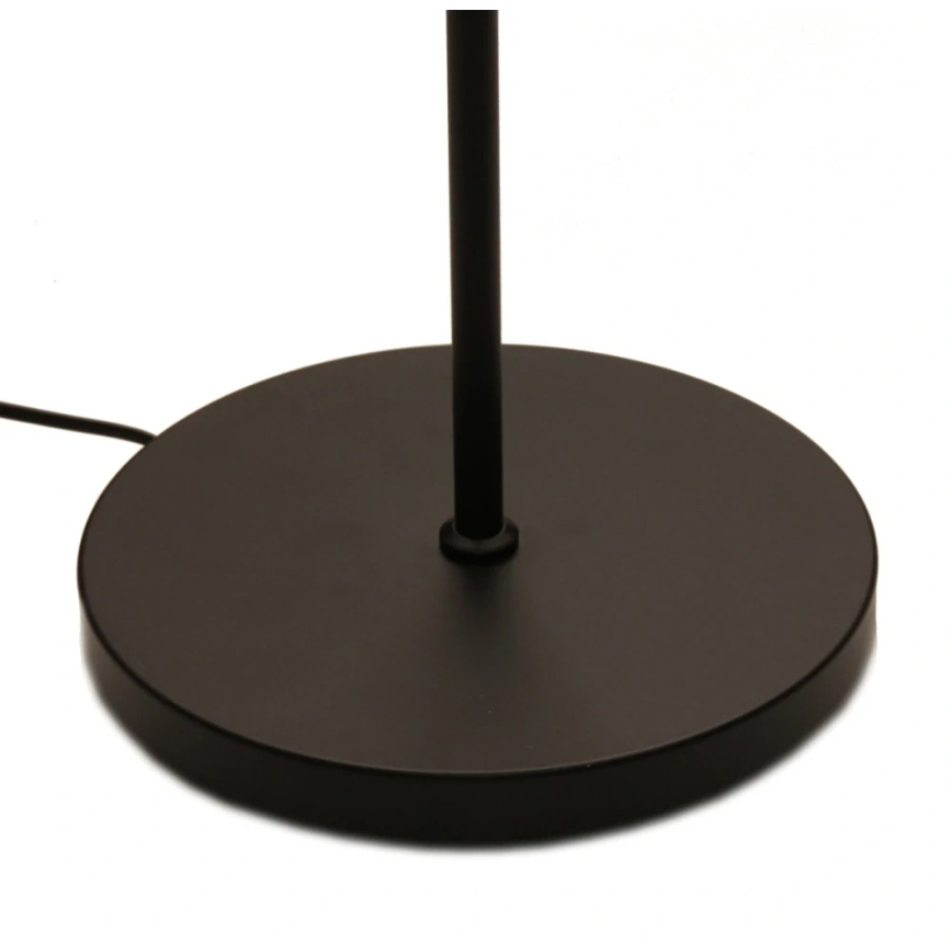 LED dimbare vloerlamp NORA LED/25W/230V 2200/3000/4000K + LED/5W 3000K zwart + afstandsbediening