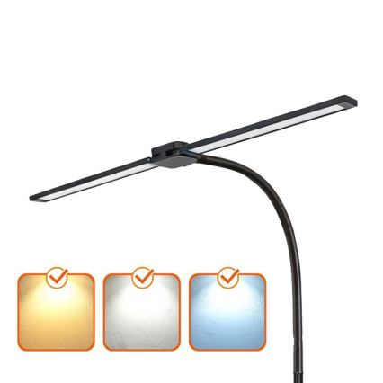 LED-dimbare vloerlamp TEILO LED/14W/230V 3000/4000/6000K zwart