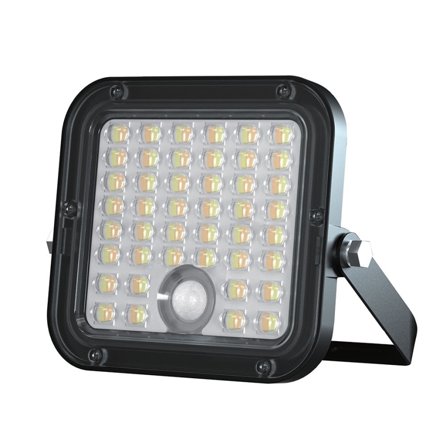 LED Dimbare zonne-schijnwerper met sensor LED/10W/3,7V 4000/6000K IP65 + afstandsbediening