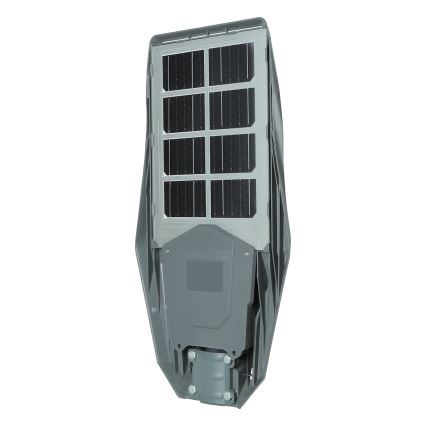 LED Dimbare zonne-straatlantaarn met bewegings- en schemersensor KERS LED/300W/3,2V 6500K 8000 mAh IP65 grijs + afstandsbediening