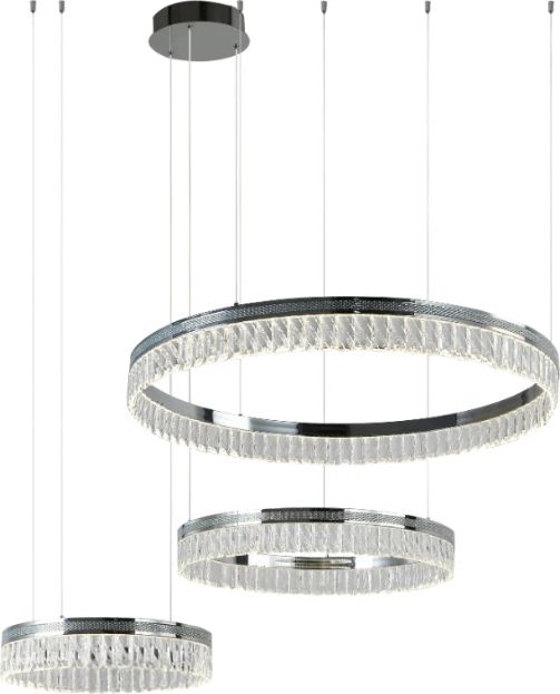 LED dimmable lustre en cristal suspendu sur câble THALIA LED/120W/230V 3000-6000K + télécommande