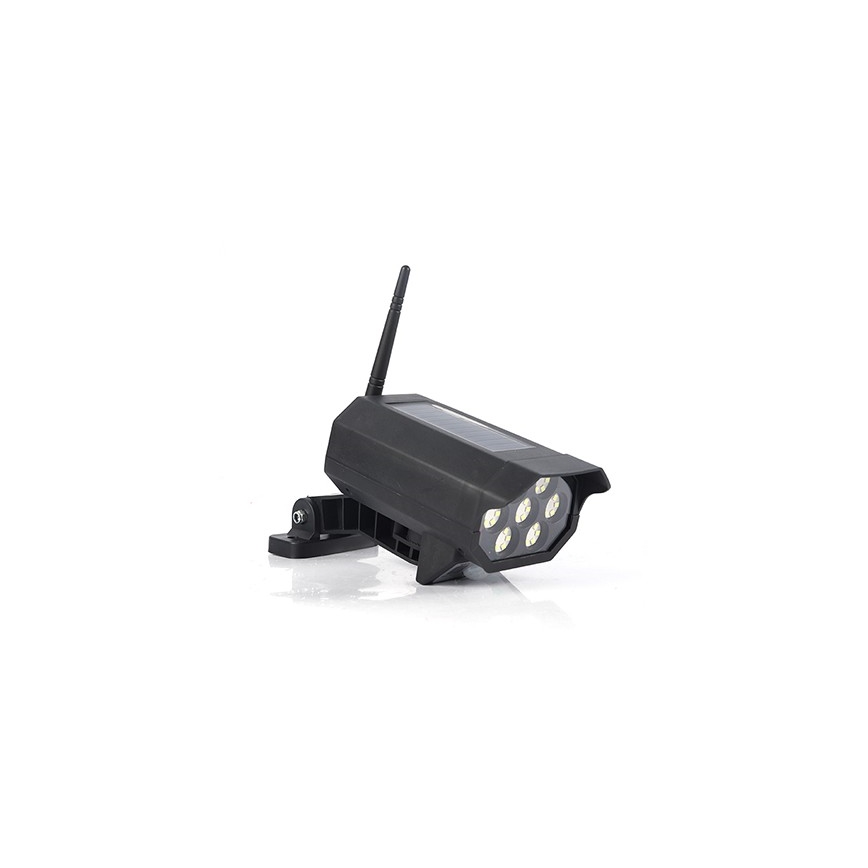 LED Dummy bewakingscamera met sensor en met een zonnepaneel LED/5W/5,5V 800 mAh IP65 + afstandsbediening