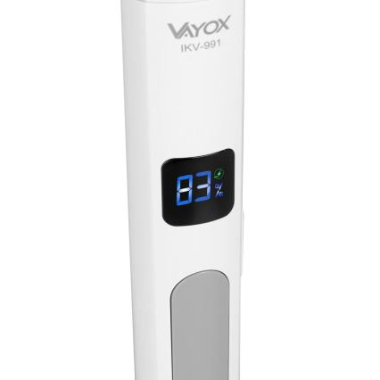 LED Elektrische insectenvanger 2-in-1 met LCD-display 1200 mAh/5V wit