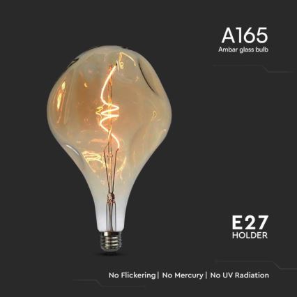 LED-filamentlamp A165 E27/4W/230V 1800K