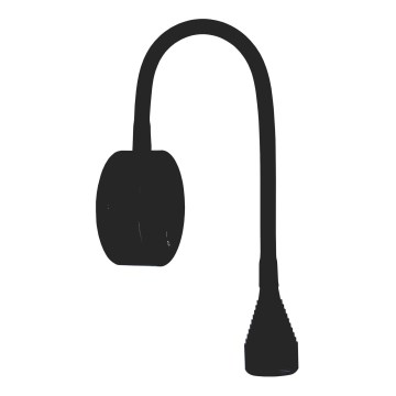 LED Flexibel klein lamp IONAS LED/3W/230V 3000K zwart