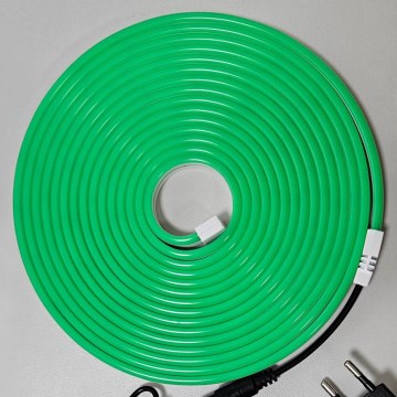 LED Flexibel strip NEON LED/10W/230V 5 m IP65 groen